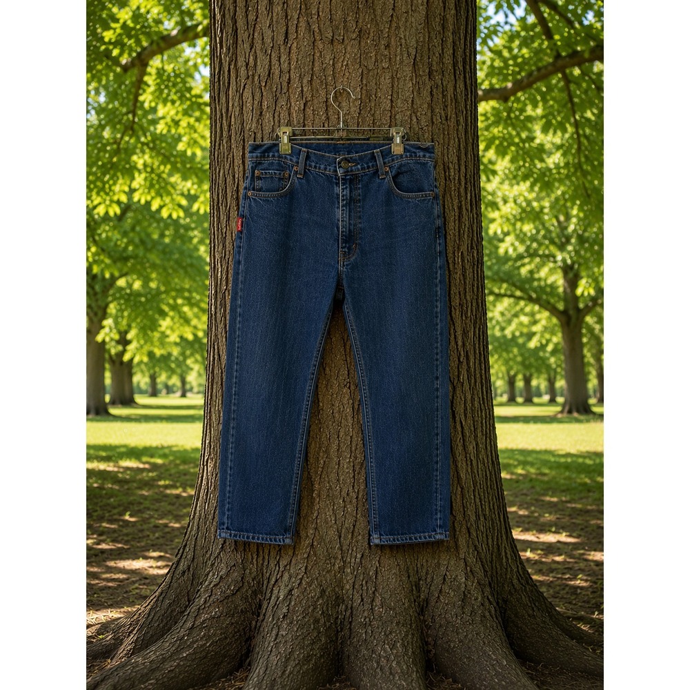 Levi's 505 38x30 Blue Jeans Men's Classic‎ Straight Fit Medium Wash Denim